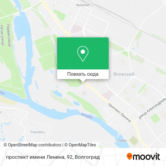 Карта проспект имени Ленина, 92