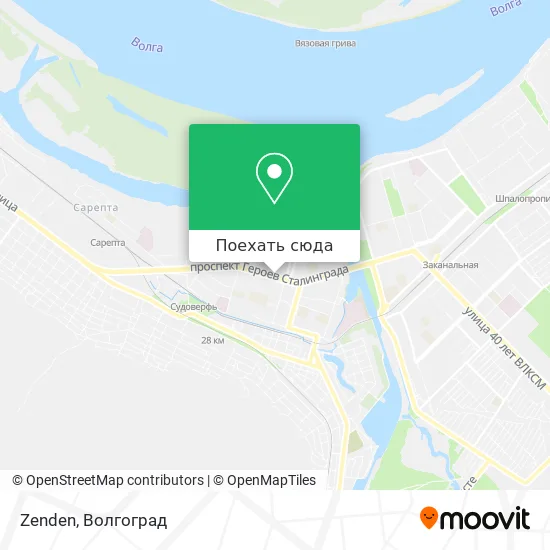 Карта Zenden
