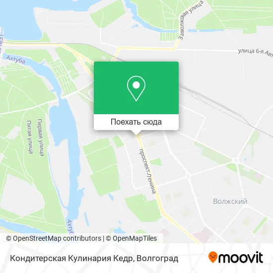 Карта Кондитерская Кулинария Кедр