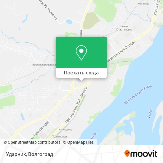 Карта Ударник