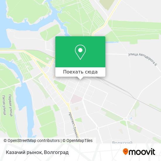 Карта Казачий рынок