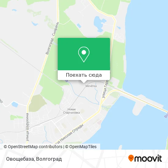 Карта Овощебаза
