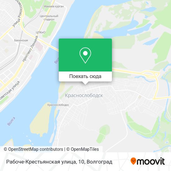 Карта Рабоче-Крестьянская улица, 10