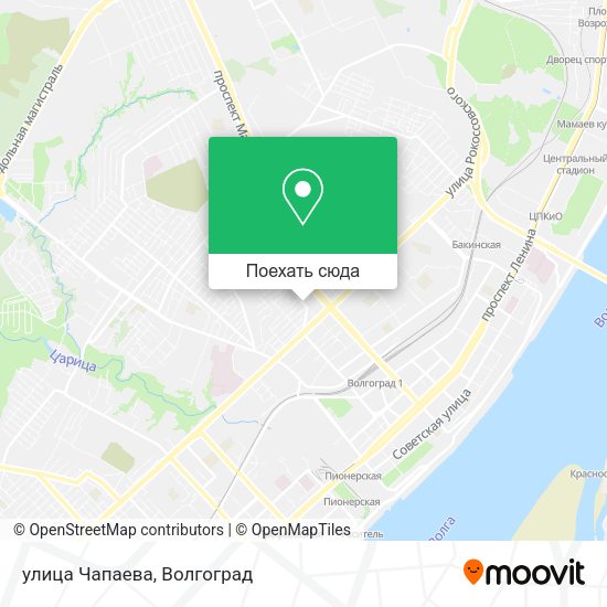 Карта улица Чапаева