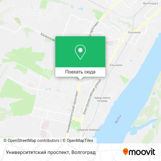 Карта Университетский проспект