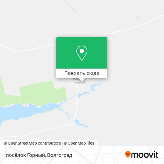 Карта посёлок Горный