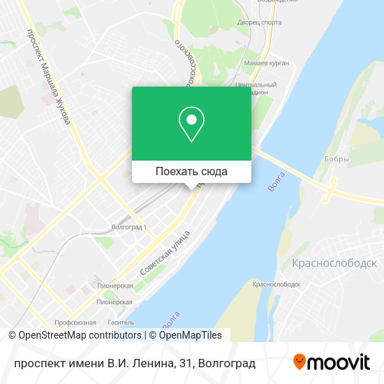Карта проспект имени В.И. Ленина, 31