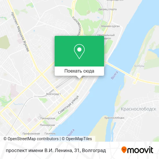 Карта проспект имени В.И. Ленина, 31