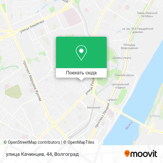 Карта улица Качинцев, 44
