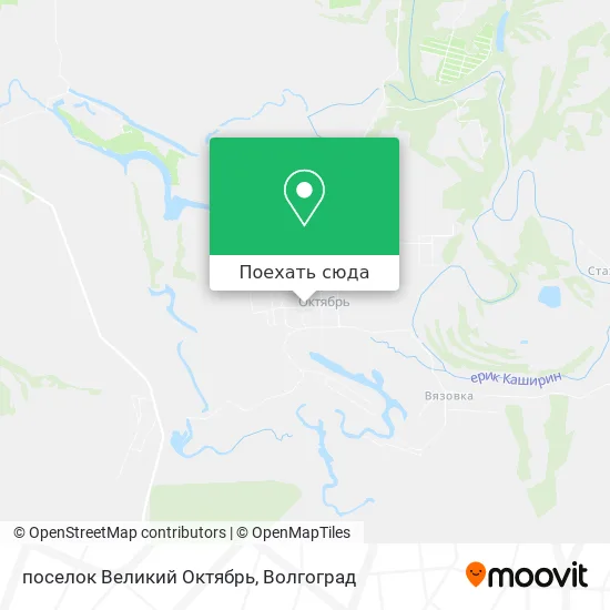 Карта поселок Великий Октябрь