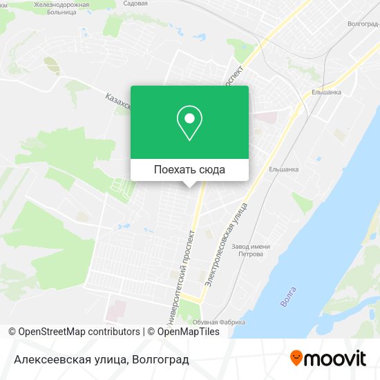 Карта Алексеевская улица