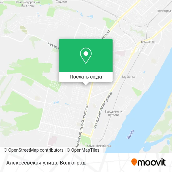 Карта Алексеевская улица