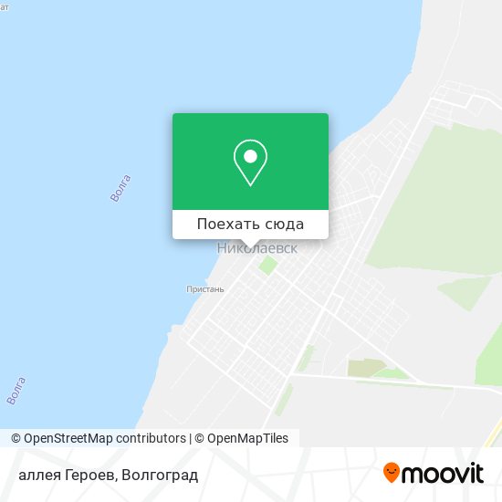 Карта аллея Героев