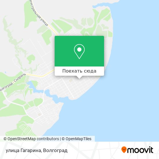 Карта улица Гагарина