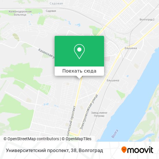 Карта Университетский проспект, 38