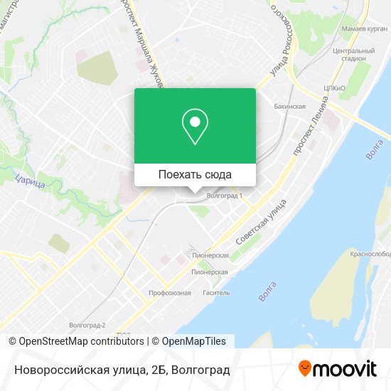 Карта Новороссийская улица, 2Б