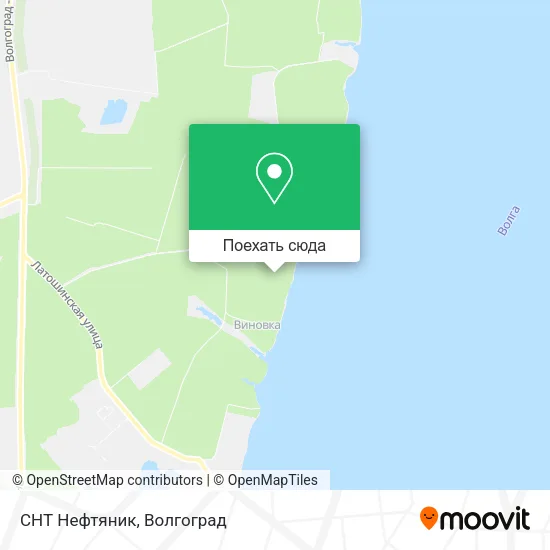Карта СНТ Нефтяник