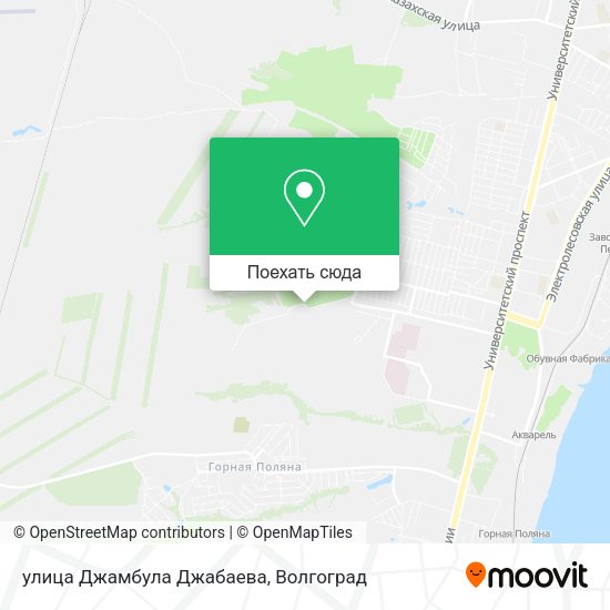 Карта улица Джамбула Джабаева