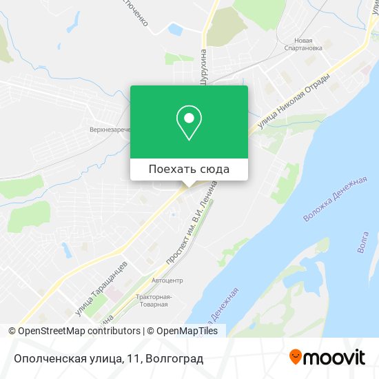 Карта Ополченская улица, 11
