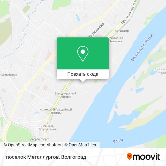 Карта поселок Металлургов