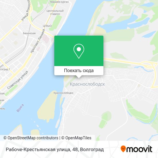 Карта Рабоче-Крестьянская улица, 48