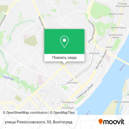 Карта улица Рокоссовского, 55