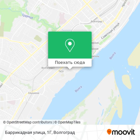 Карта Баррикадная улица, 1Г