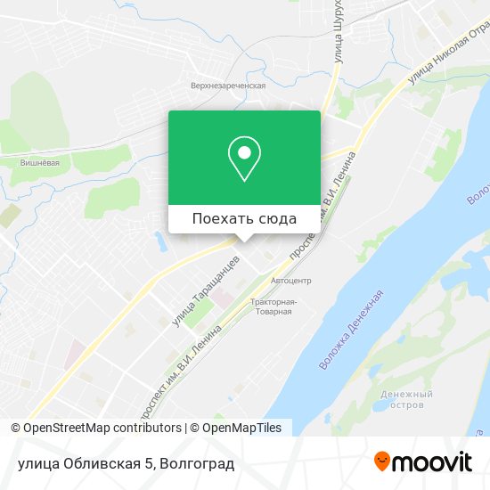 Карта улица Обливская 5