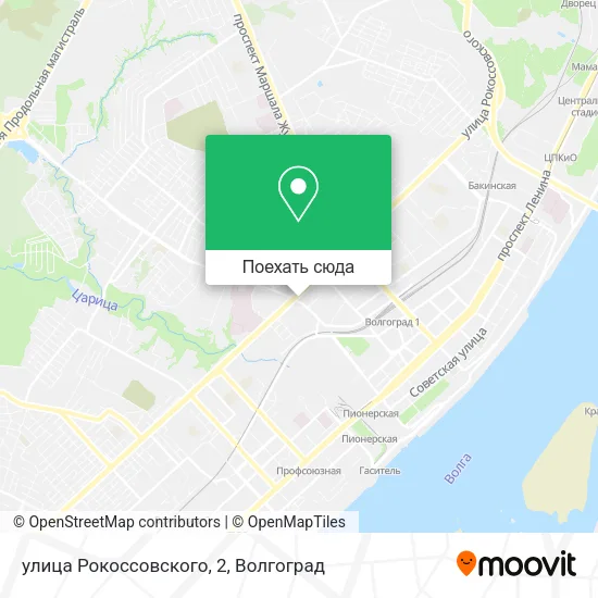 Карта улица Рокоссовского, 2