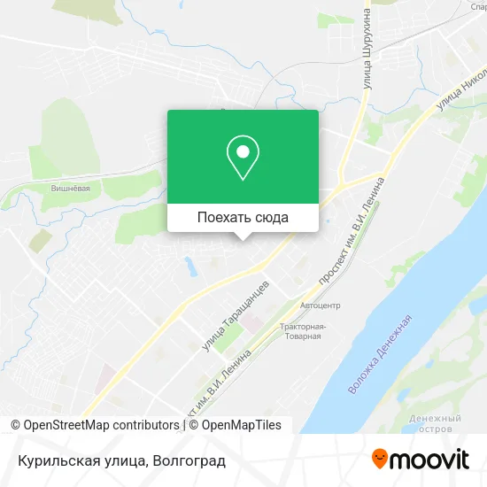Карта Курильская улица