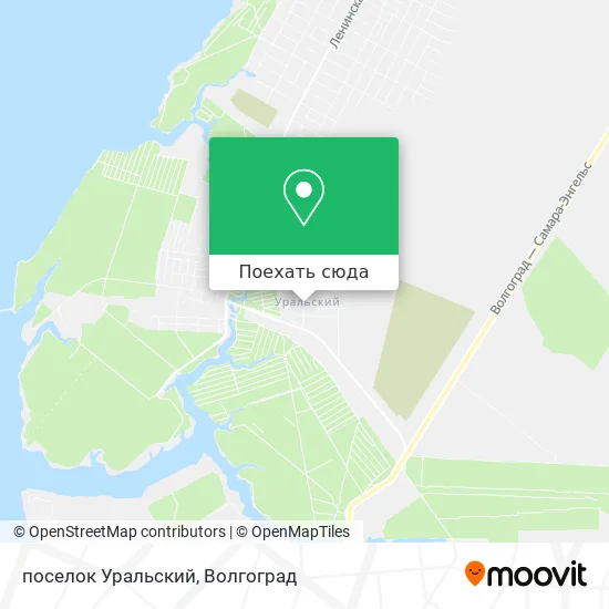 Карта поселок Уральский