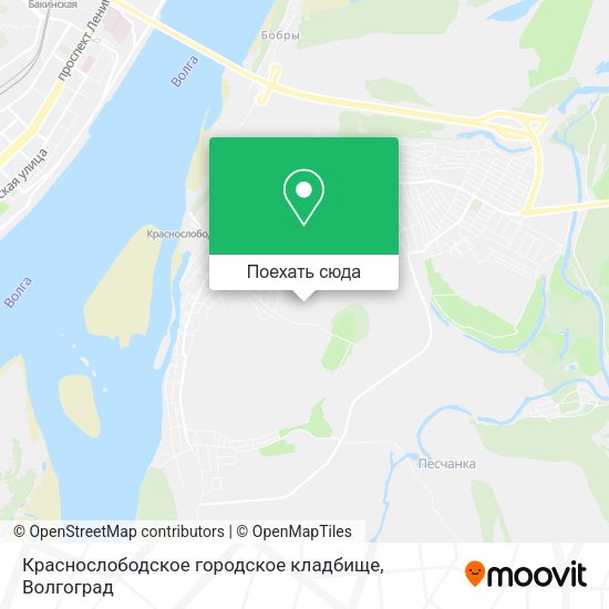 Карта Краснослободское городское кладбище