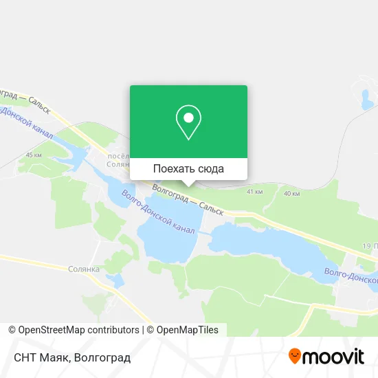 Карта СНТ Маяк