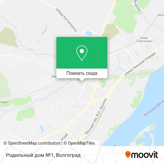 Карта Родильный дом №1