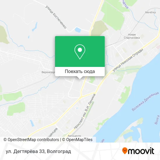 Карта ул. Дегтярёва 33