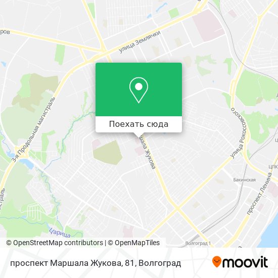 Карта проспект Маршала Жукова, 81