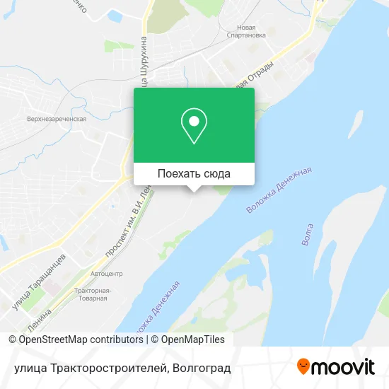 Карта улица Тракторостроителей