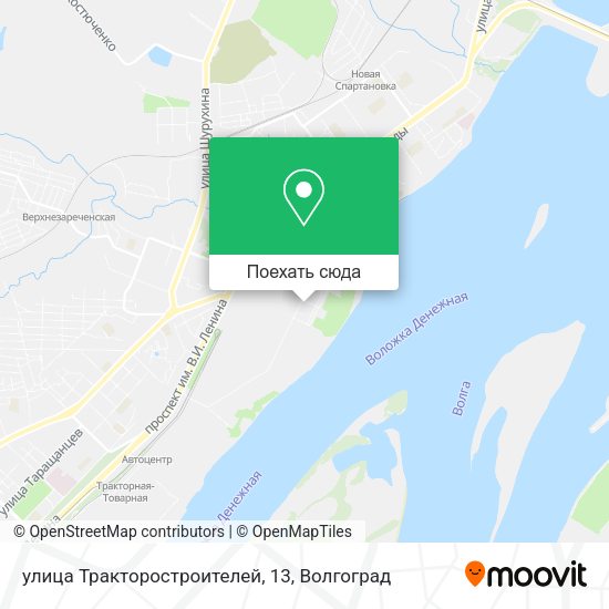 Карта улица Тракторостроителей, 13