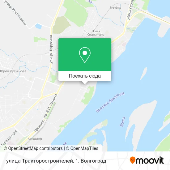 Карта улица Тракторостроителей, 1