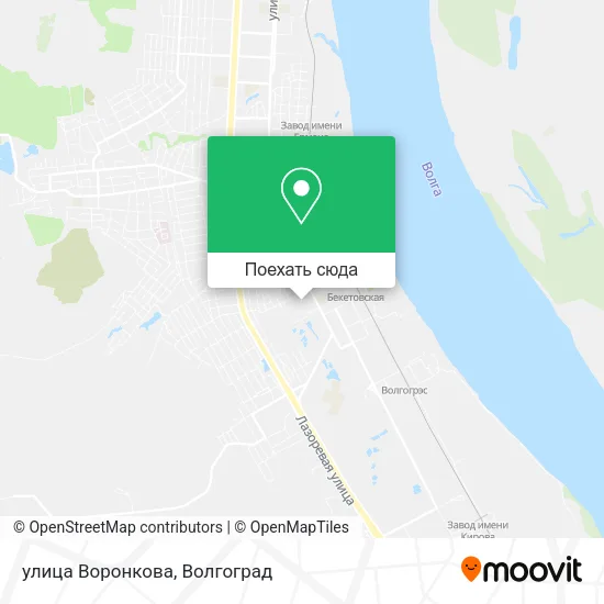 Карта улица Воронкова