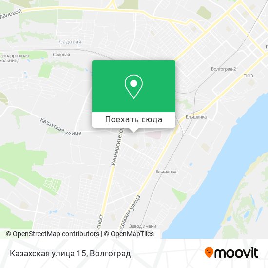 Карта Казахская улица 15