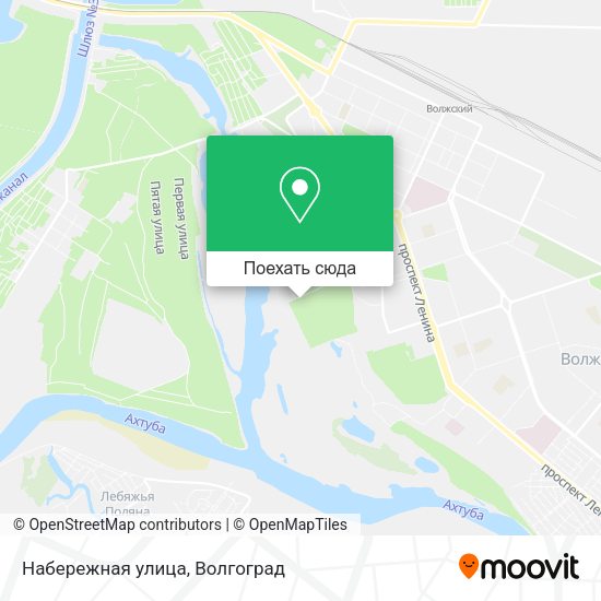 Карта Набережная улица