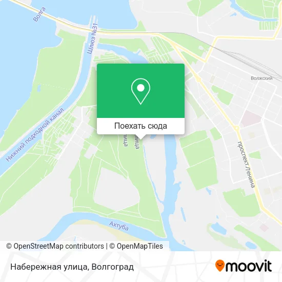 Карта Набережная улица
