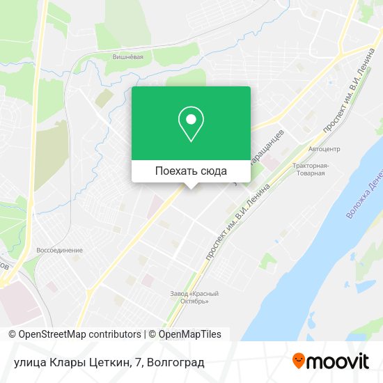 Карта улица Клары Цеткин, 7