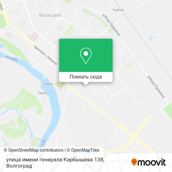 Карта улица имени генерала Карбышева 138