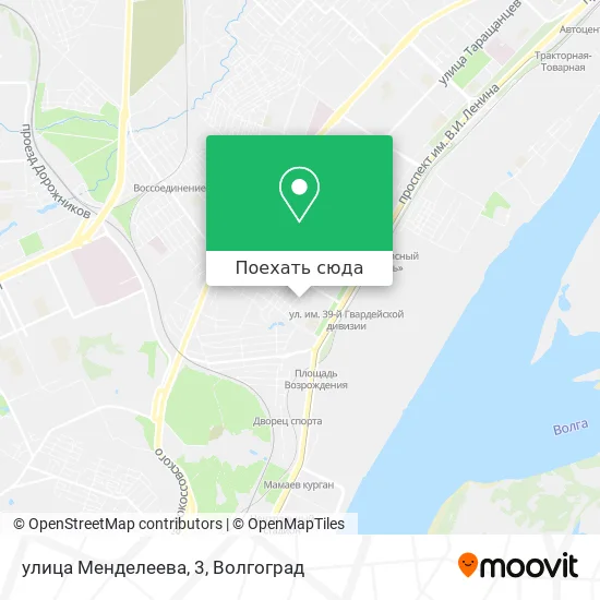 Карта улица Менделеева, 3