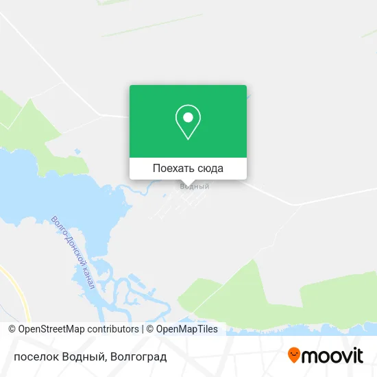 Карта поселок Водный