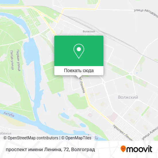 Карта проспект имени Ленина, 72
