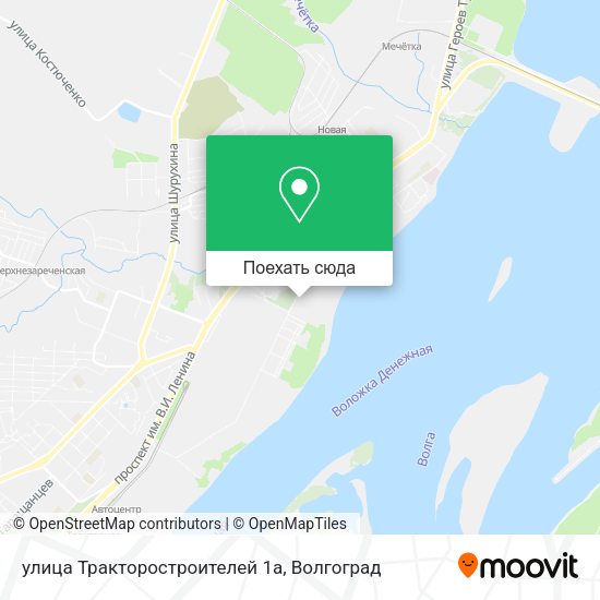 Карта улица Тракторостроителей 1а