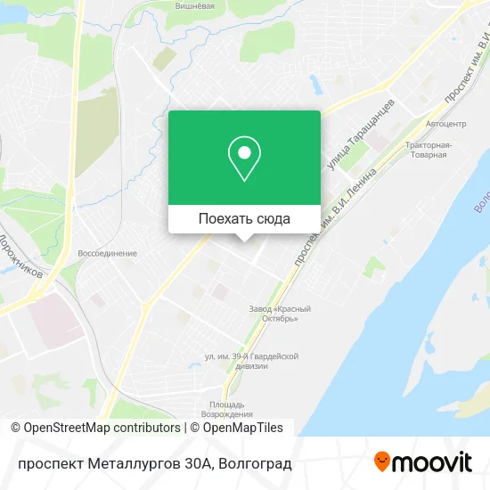 Карта проспект Металлургов 30А